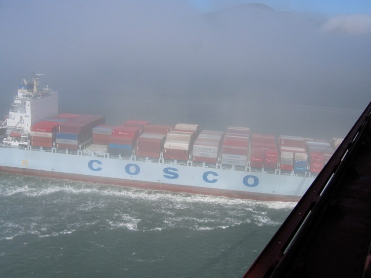 Cosco Under Bridge