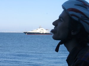 Licking a helicopter