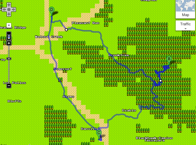 8-Bit: A Visual Language of Adventure – Flaming Bike