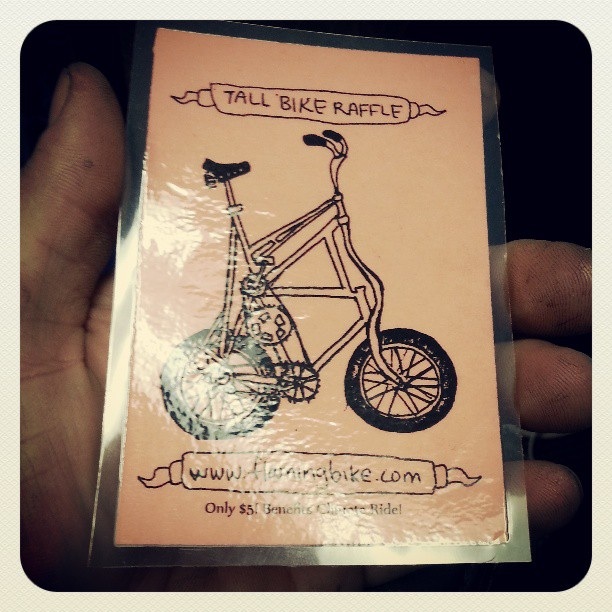 Tall Bike Spoke Card by Keith Wallace.